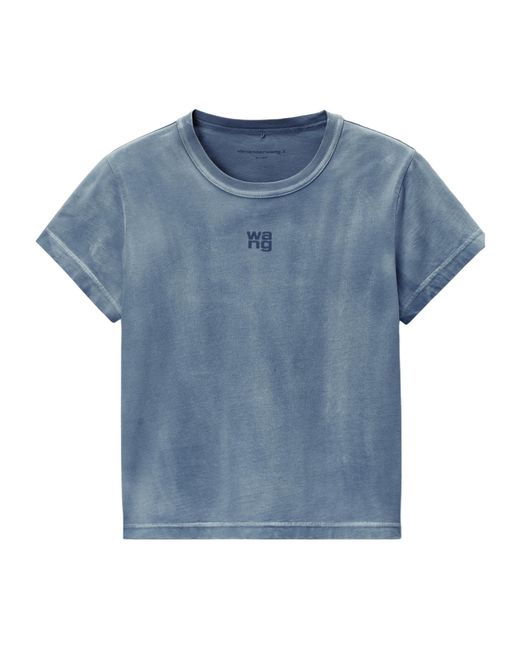 Alexander Wang Blue T By Regular Fit Crewneck T-Shirt