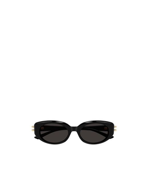 McQueen White Eyewear Oval Frame Sunglasses