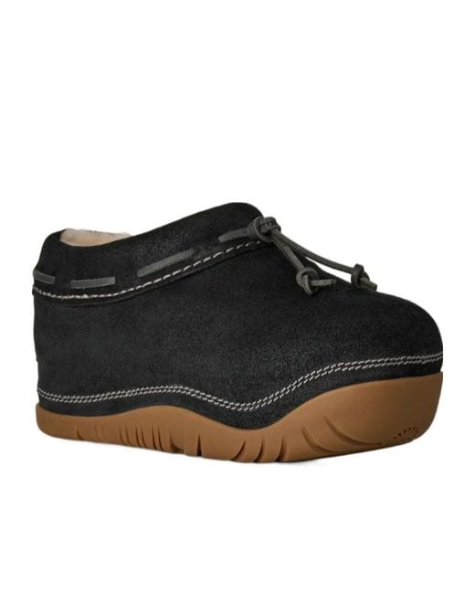Ugg Black Clog Bucked Slip-On Boots