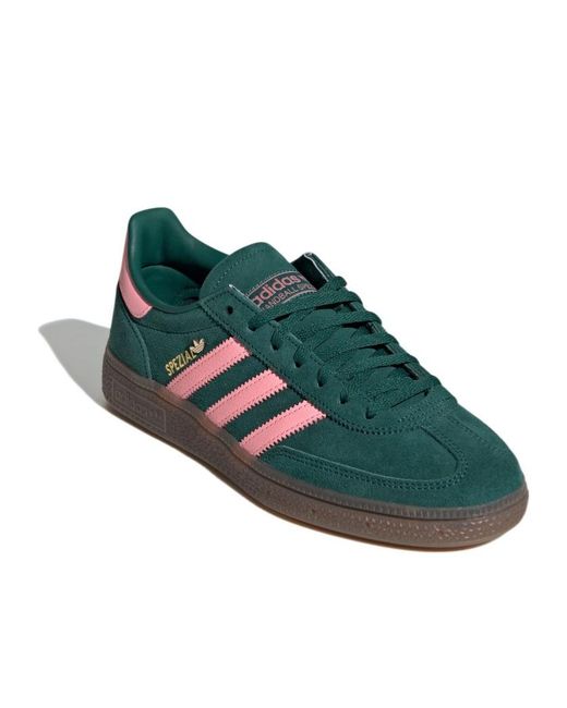 Adidas Originals Green Handball Spezial Lace-Up Sneakers