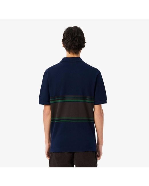 Lacoste Blue Mif Str Polo Sn54 for men