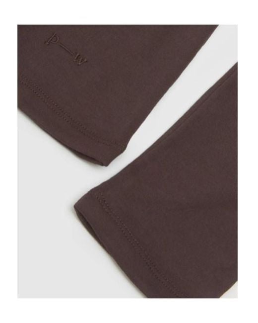 Paloma Wool Brown Hiro Sheer Top