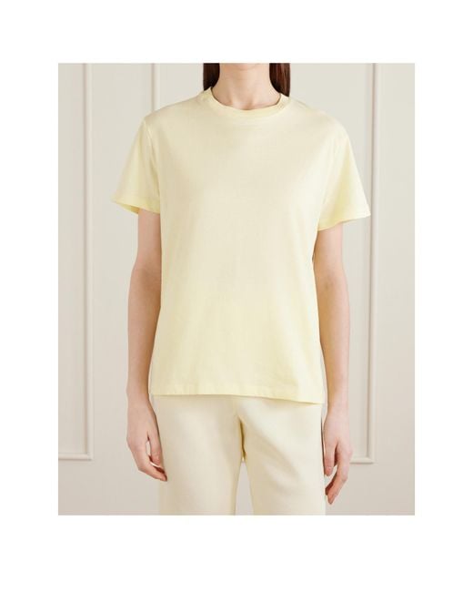 Wardrobe NYC Natural Crew Neck Casual T-Shirt