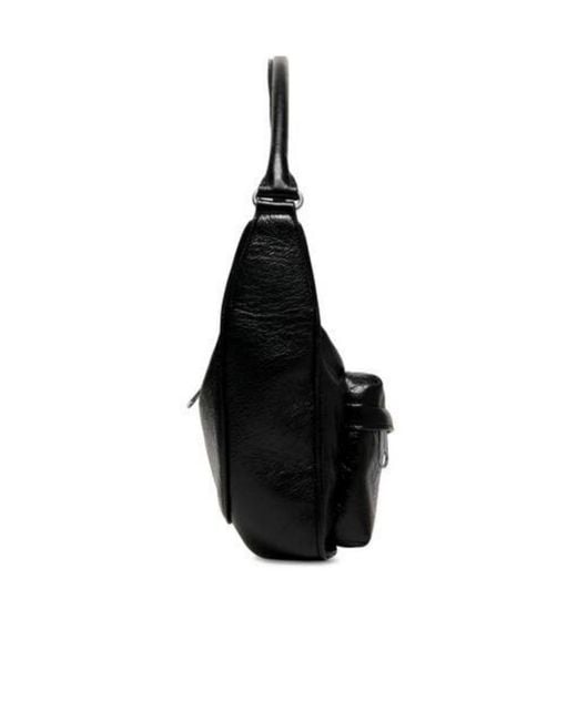Balenciaga Black Raver Medium Shoulder Bag