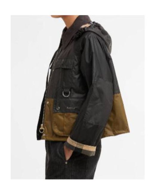 Barbour Black Liza Waxed Jacket