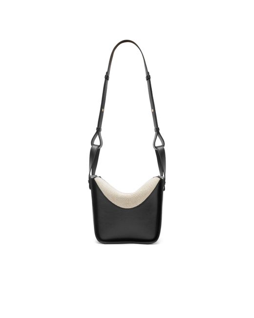 Loewe Black Compact Hammock Bag