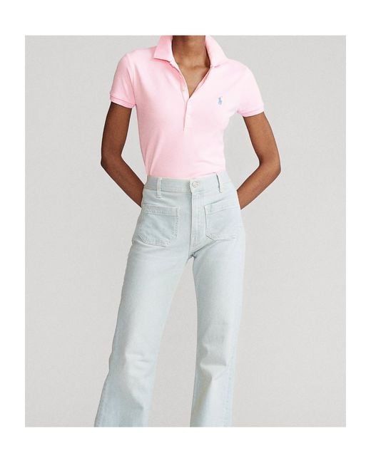 Polo Ralph Lauren Pink Slim Fit Polo T-Shirt