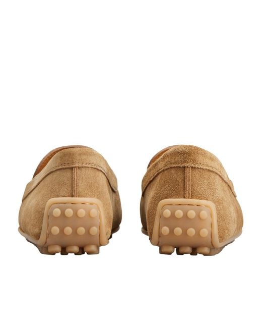 Tod's Brown Gommino Slip-On Loafers