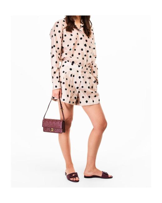 Fendi Brown Logo Flat Sandals