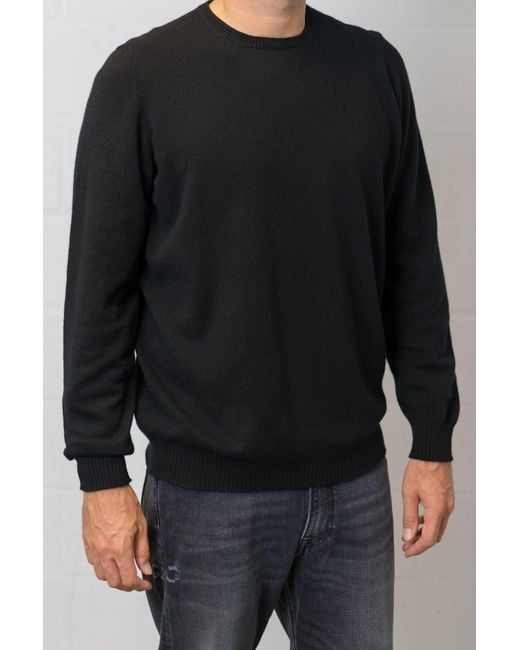 Avant Toi Black Long-Sleeved Sweater for men