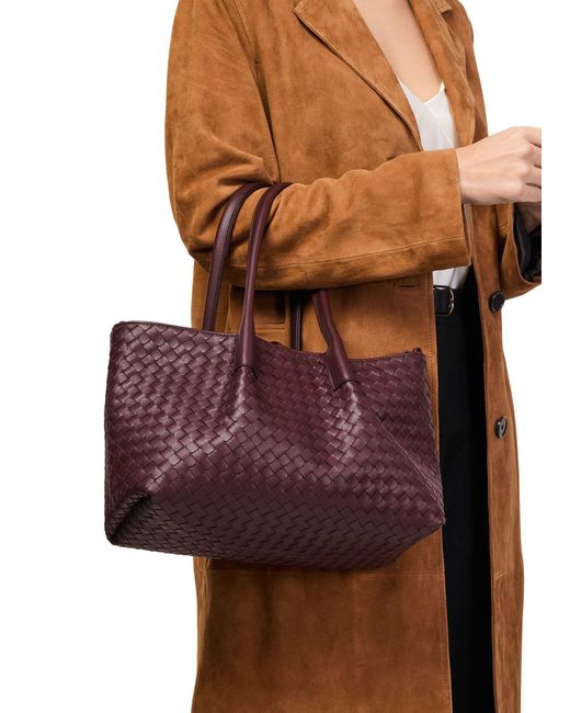 Bottega Veneta Red Pinacoteca Tote Bag