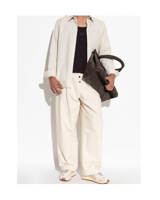 Samsøe & Samsøe White Long Sleeve Button-Down Shirt for men