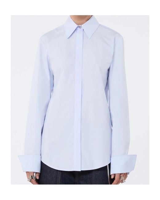 Sportmax Blue Long Sleeve Shirt