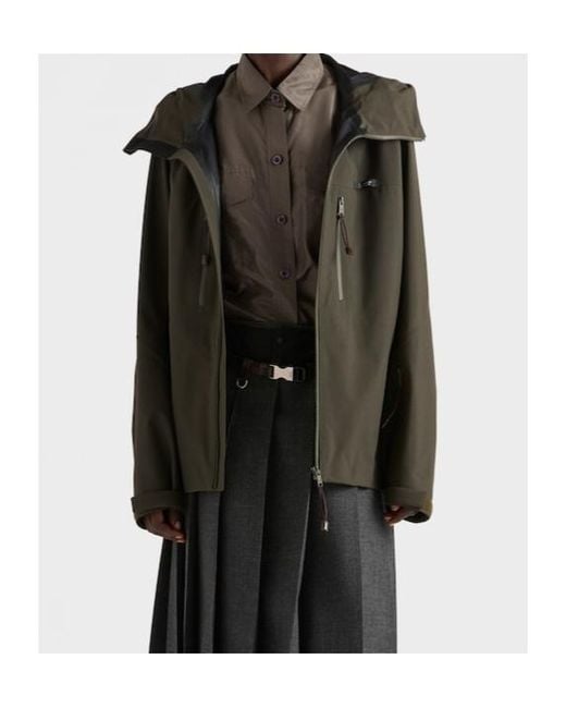 Prada Green Technical Fabric Jacket