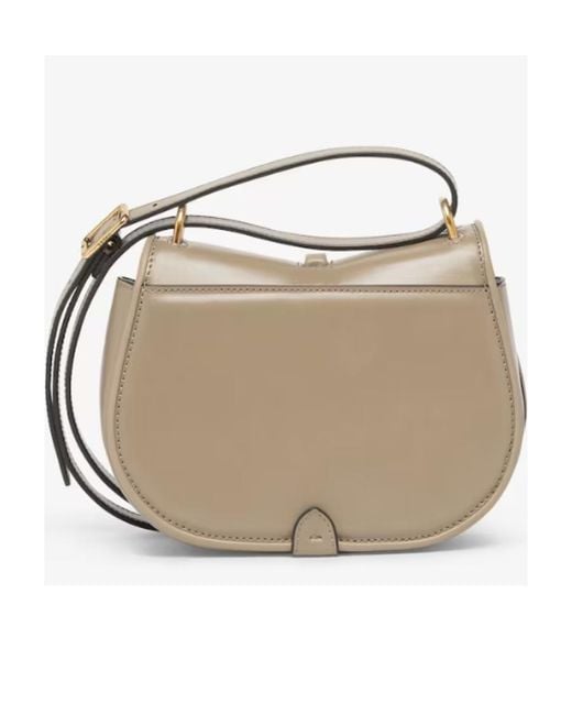 Fendi Natural C'Mon Small Satchel Bag