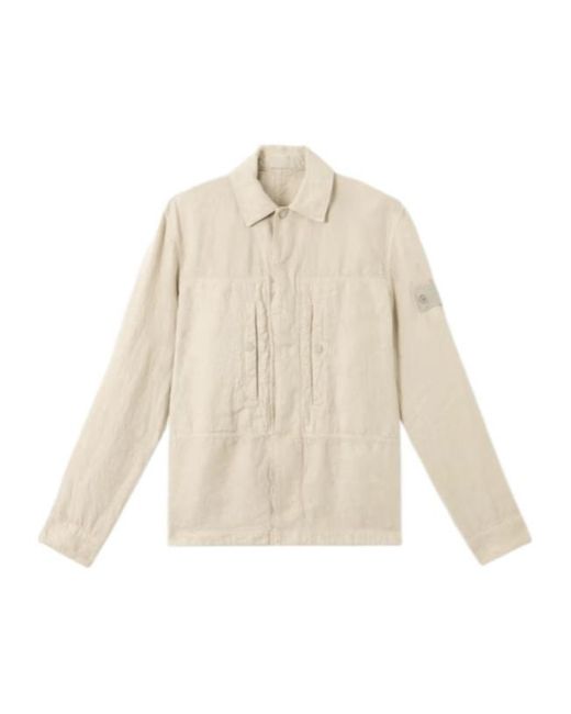 Stone Island Natural Ghost Overshirt for men