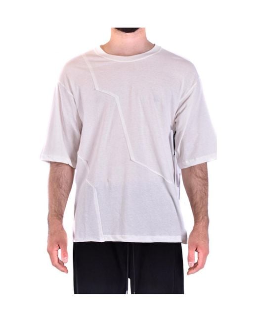 Isabel Benenato Purple T-Shirt With Round Neck And Short Sleeves for men