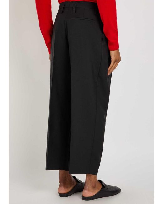 Jil Sander Black Wool Suit Pants for men