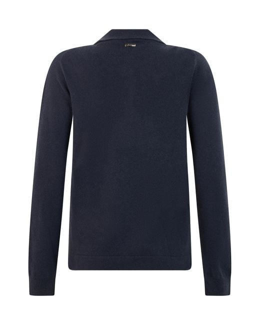 Herno Blue Long-Sleeved Sweater