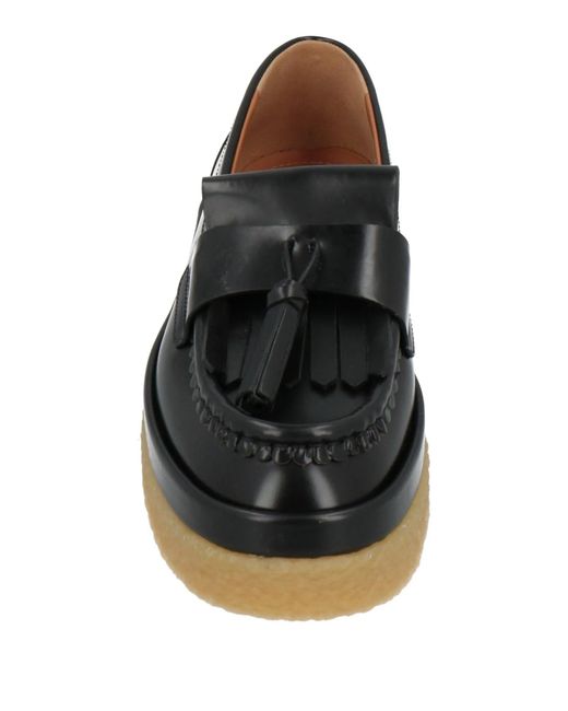 Chloé Black Leather Loafers