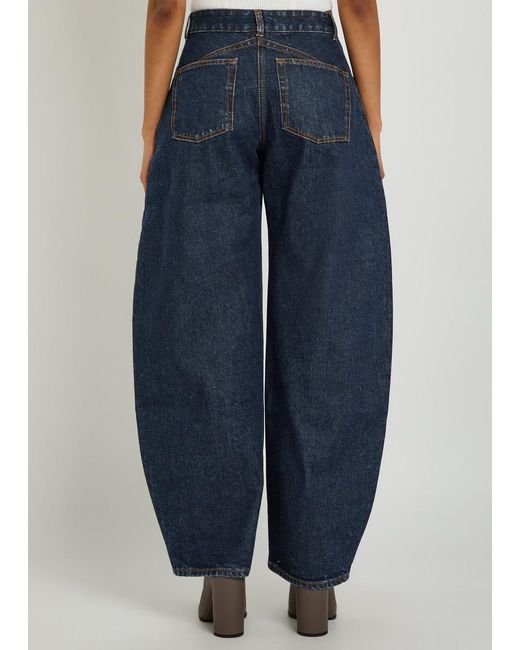 Alaïa Blue Mid-Rise Jeans
