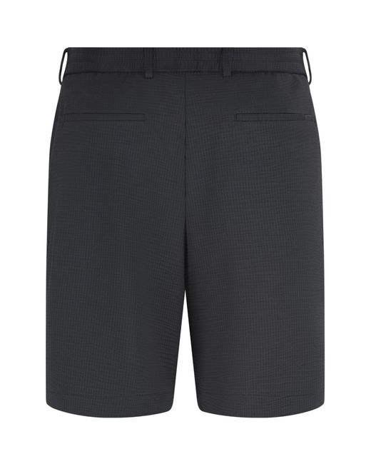 Boss Gray Boss Drawstring Bermuda Shorts for men
