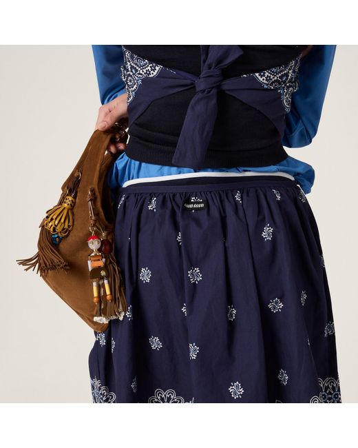 Miu Miu Blue Skirts