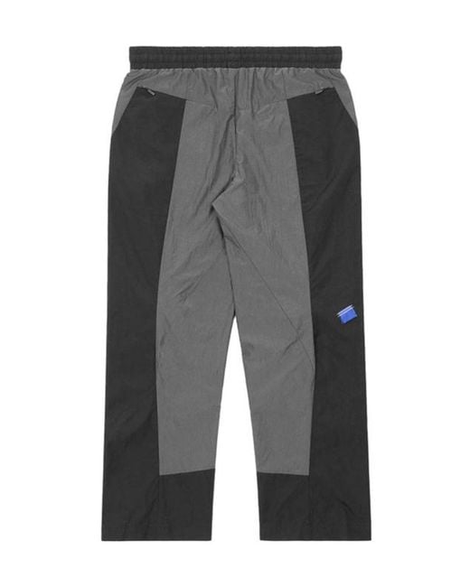 Adererror Gray Elastic Waist Casual Pants for men