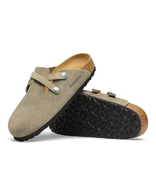 Birkenstock Brown Buckle-Fastening Crossover-Strap Sandals