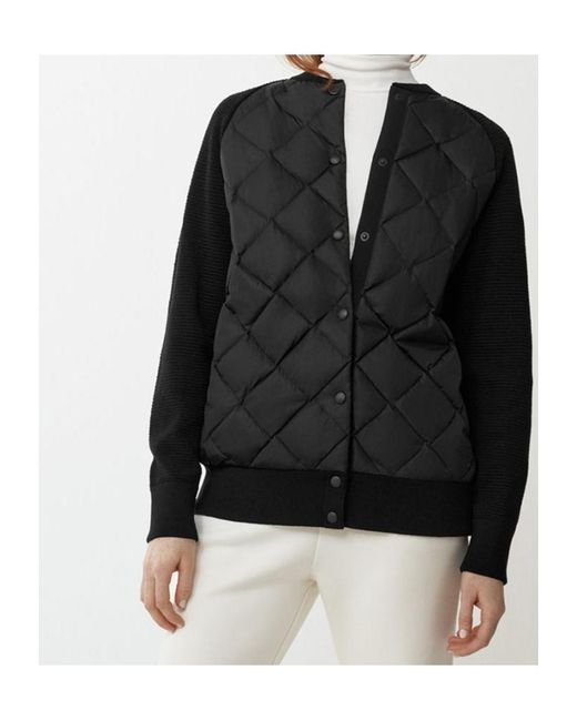 Canada Goose Black Long-Sleeved Quilted Down Jacket