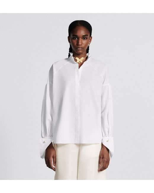 Dior White Blouse