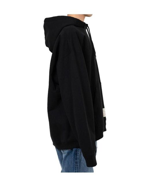 Maison Mihara Yasuhiro Black Long-Sleeve Hoodie for men