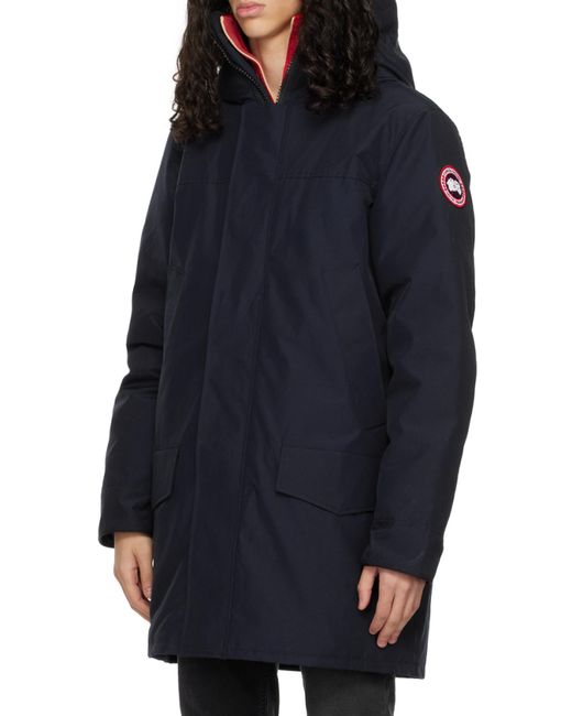 Canada Goose Blue Langford Hooded Parka for men