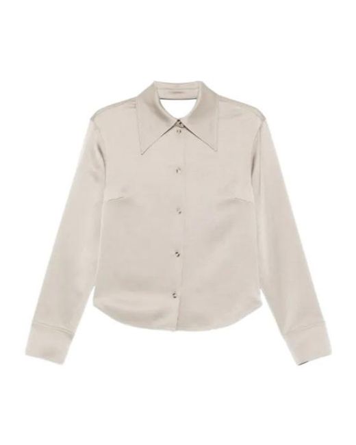 Nanushka Natural Button-Fastening Shirt
