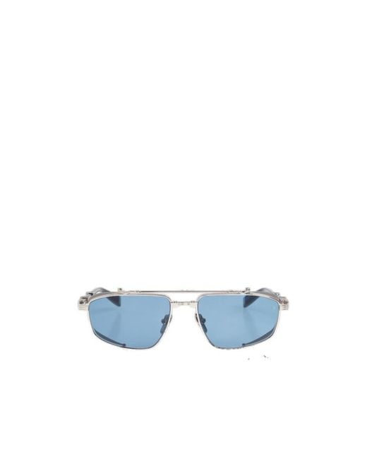 Balmain Blue Eyewear Brigade V Sunglasses for men
