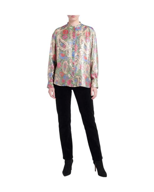 Isabel Marant Green Patterned Shirts