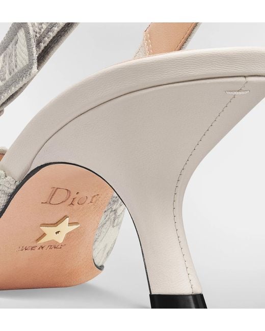 Dior White J'A Slingback Pump