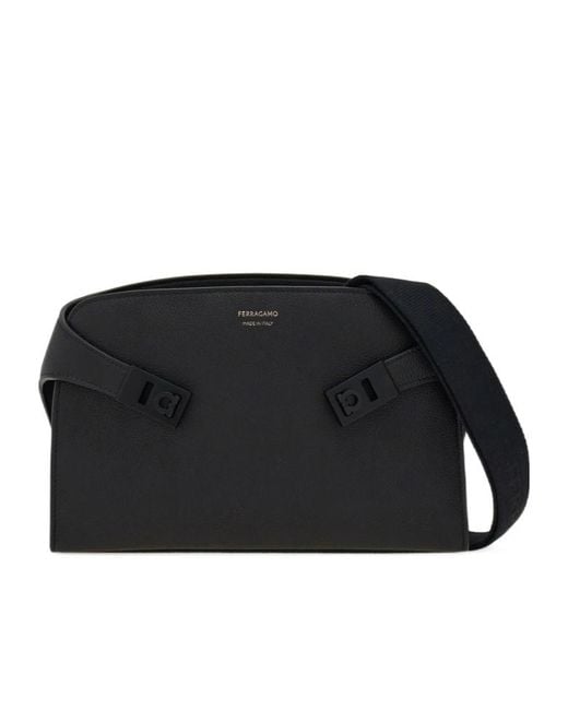 Ferragamo Black Bum Bags for men