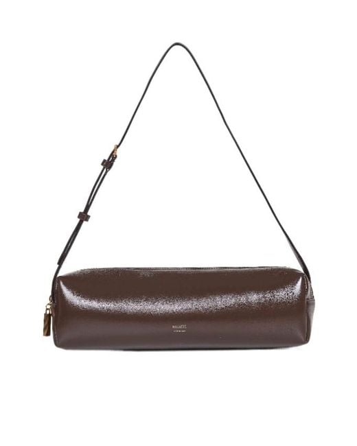 Khaite Metallic Kye Logo Stamp Shoulder Bag