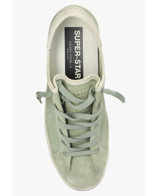 Golden Goose Deluxe Brand Green Super Star Low-Top Sneakers