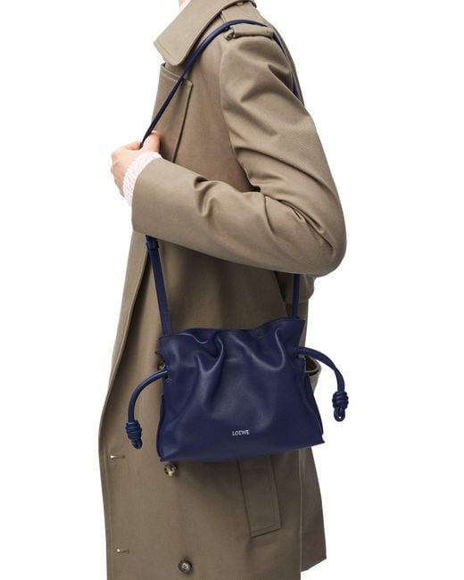 Loewe Blue Mini Flamenco Shoulder Bag