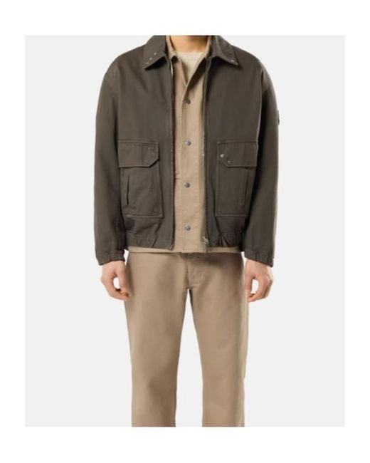 Stone Island Green Denim Coach Jacket for men