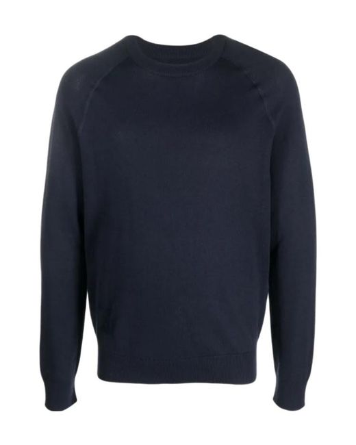 Zadig & Voltaire Blue Thomaso Logo-Intarsia Knitted Jumper for men