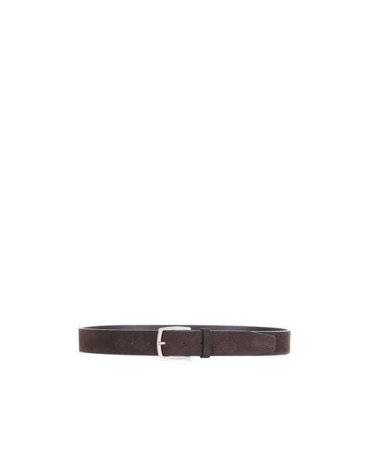 Orciani White Buckled Belt for men