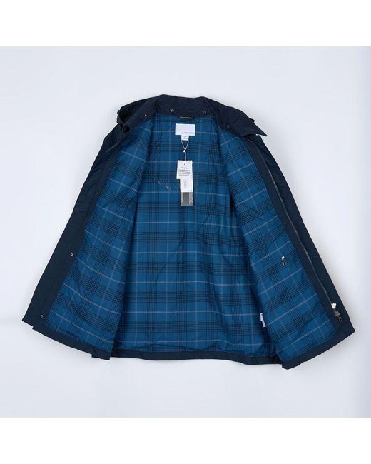 Nanamica Blue 2L Pertex Field Jacket for men