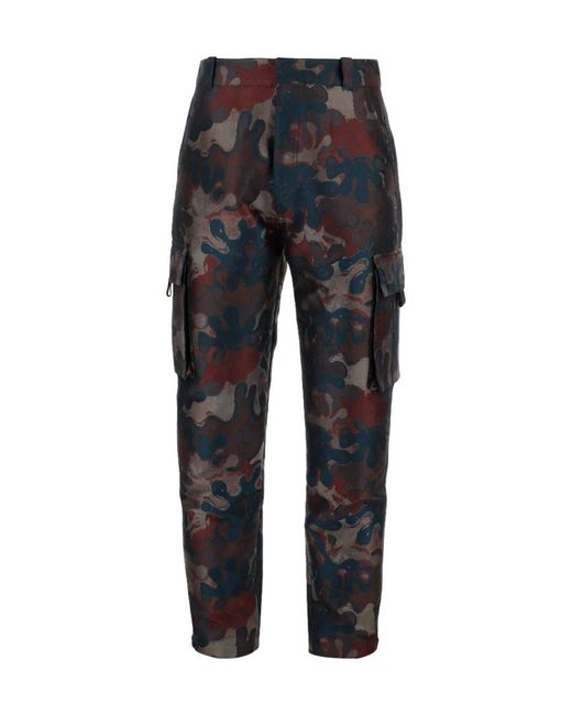 Dior Black Printed Overalls Casual Trousers for men
