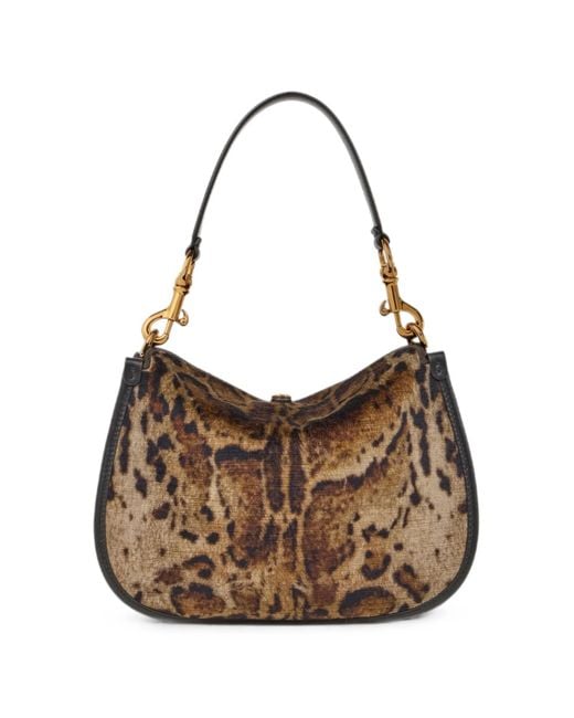 Etro Brown Medium Pony Bag