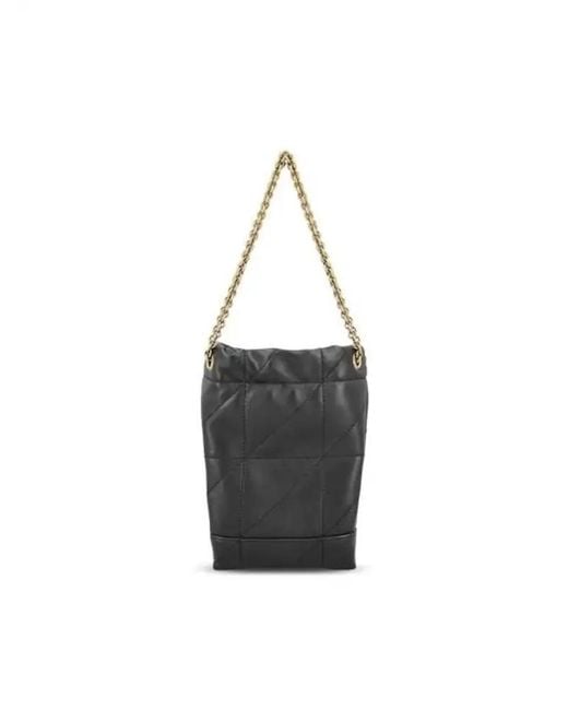 Saint Laurent Black Leather Shoulder Bag