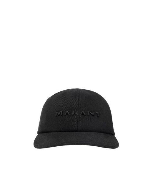 Isabel Marant Black Logo Hat for men