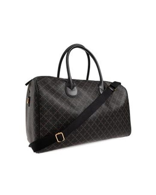 By Malene Birger Black Monogram-Print Tote Bag